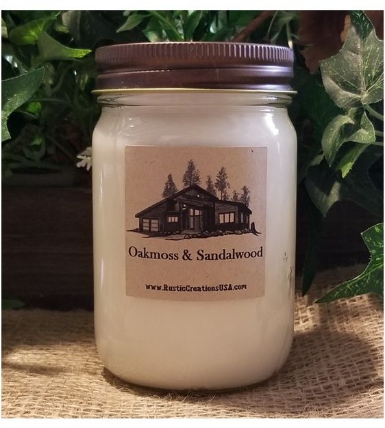 Oakmoss and Sandalwood Wax Melt – Rustic Creations USA