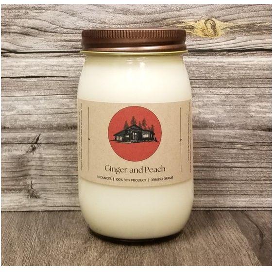 Ginger and Peach Candle