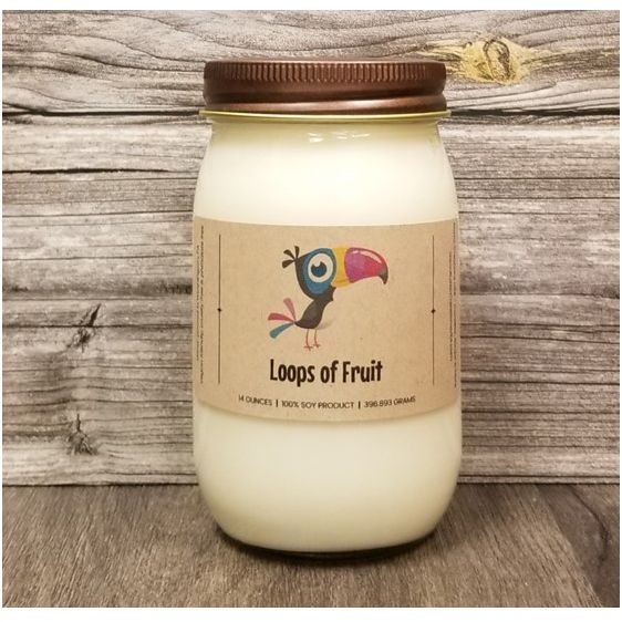 Loops of Fruit Candle