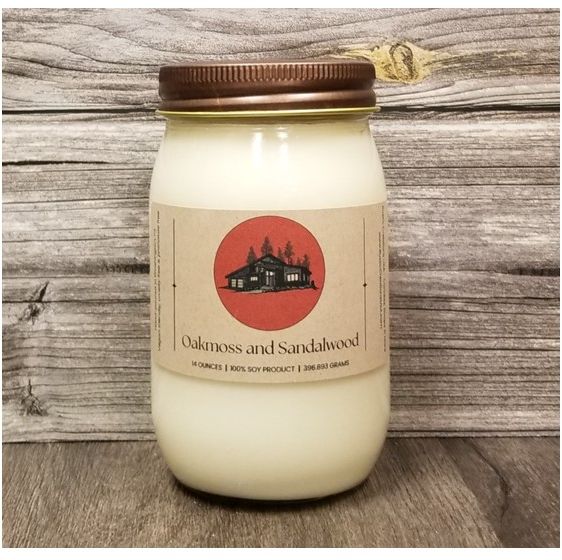 Oakmoss and Sandalwood Candle