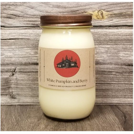 White Pumpkin and Berry Candle