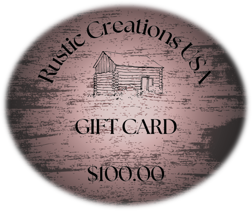 $100 Rustic Creations USA Gift Card