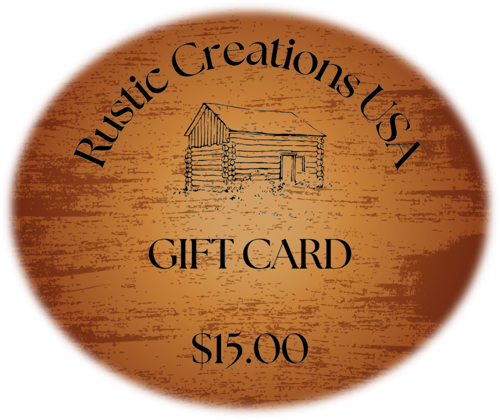 $ 15 Rustic Creations USA Gift Card