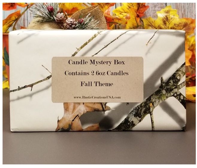 Fall Themed Mystery Box - 2 Candles