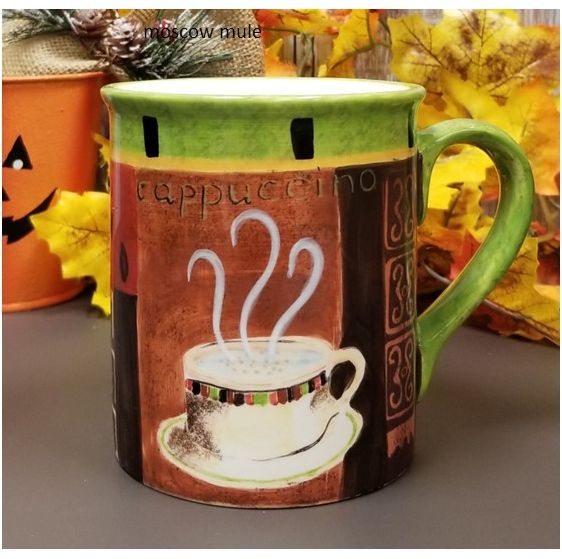 Coffee Mug with Holiday Caramel Frappe Scent