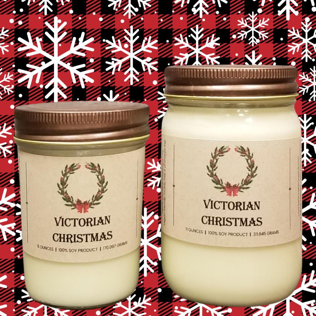 Victorian Christmas Candle