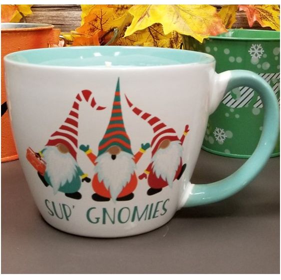 Sup' Gnomies Mug with Groovy Christmas Scent